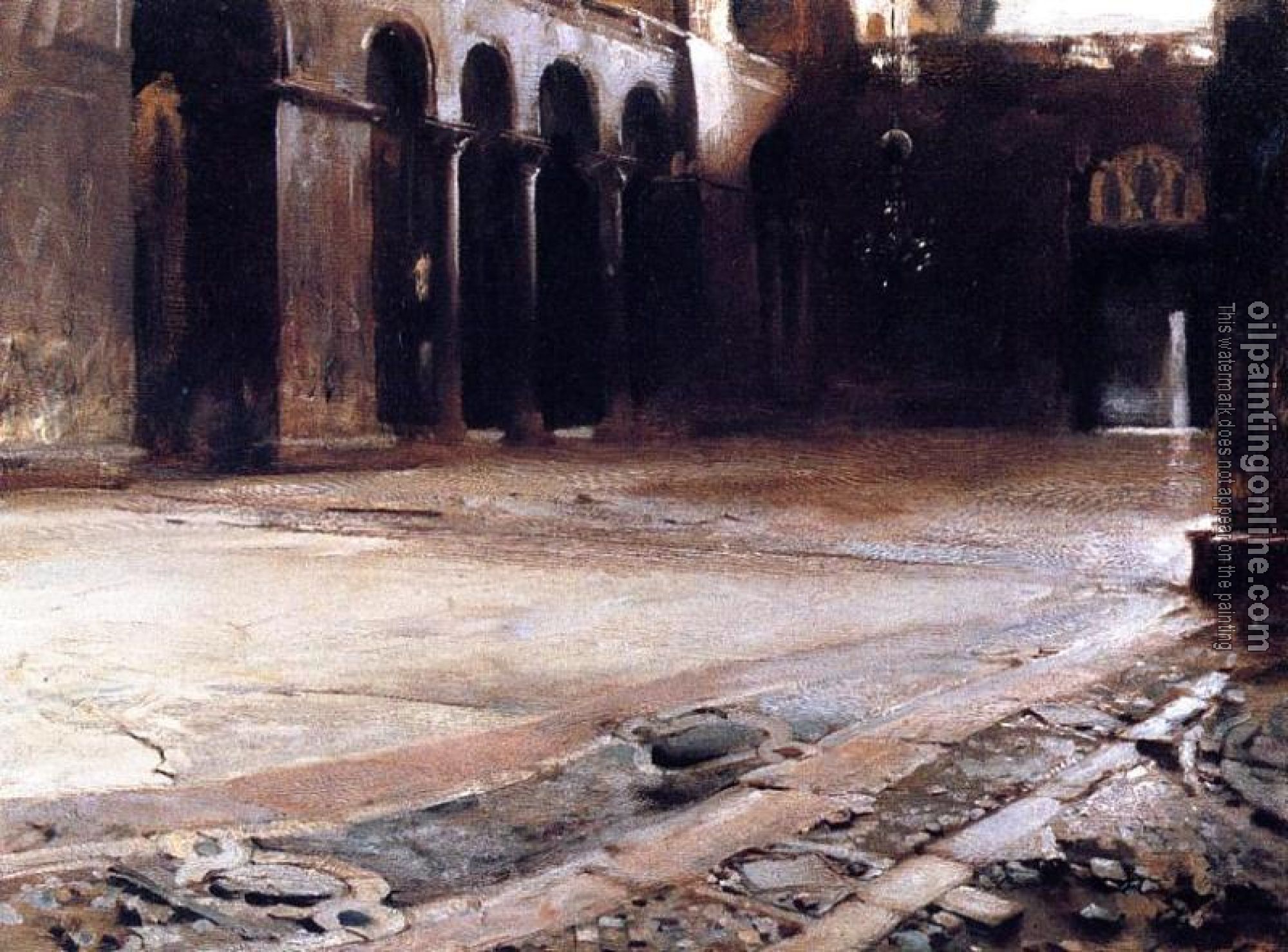 Sargent, John Singer - Pavement of St. Mark's